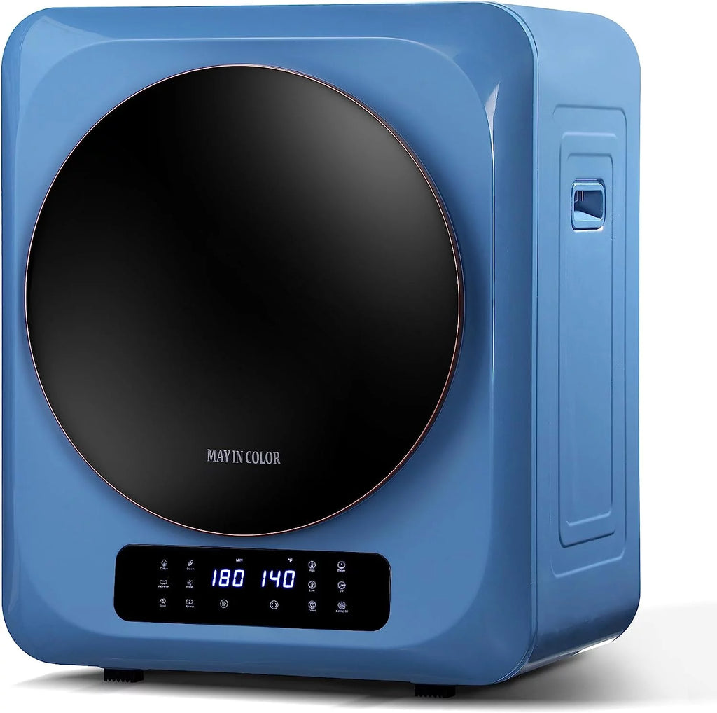 Compact Electric Dryer with Stainless Steel Drum Blue Q388680