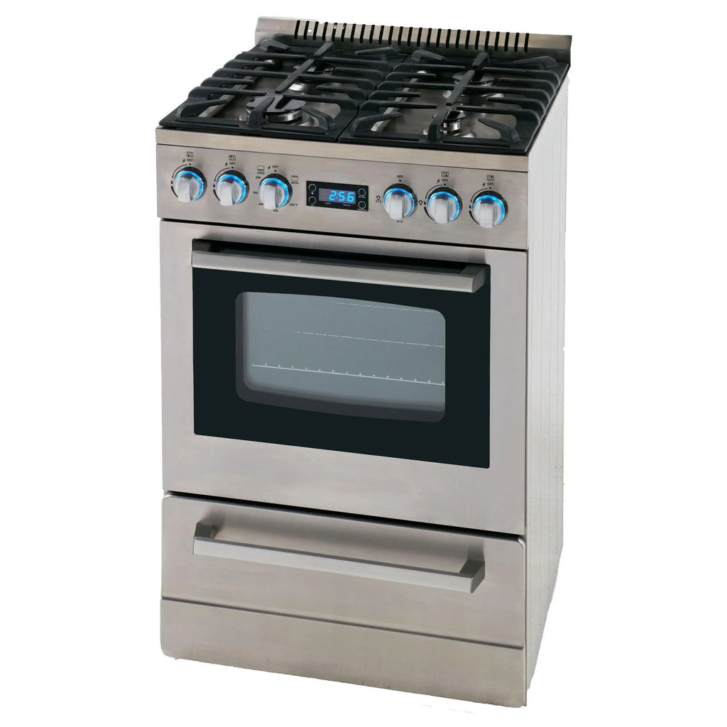24" Gas Range Oven in Stainless Steel J165