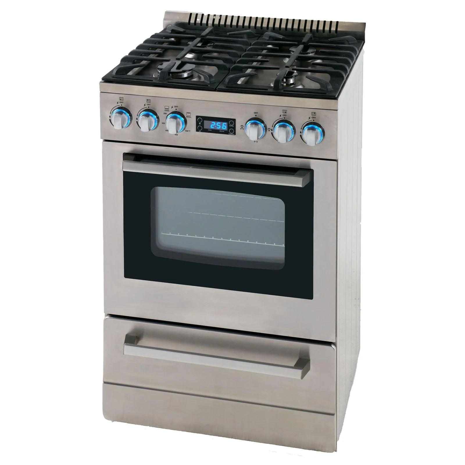 24" Gas Range Oven in Stainless Steel J165