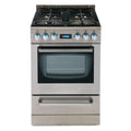 24" Gas Range Oven in Stainless Steel J165