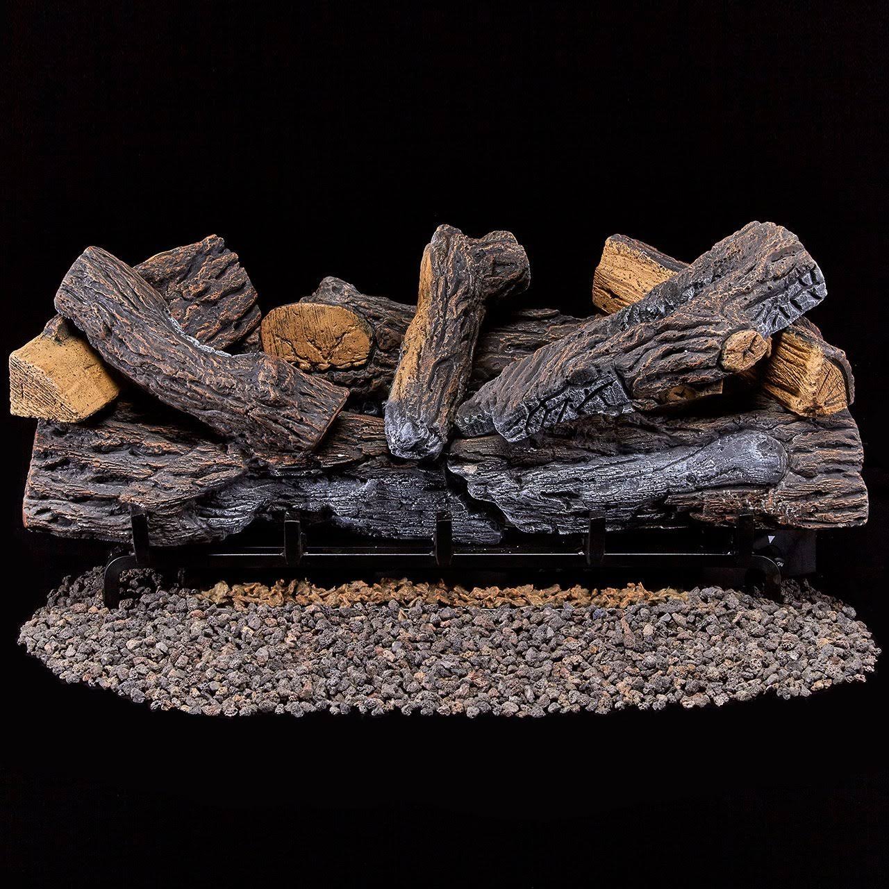 30 in. Dual Fuel Gas Log Set with Remote Control G5970