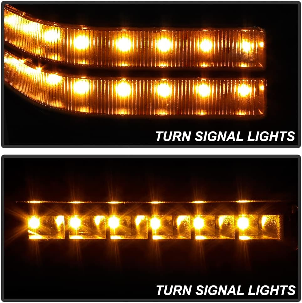 Telescoping Manual Towing Mirrors with LED Signal Pair for Ford F250 F350 F450 F550 Superduty V573851