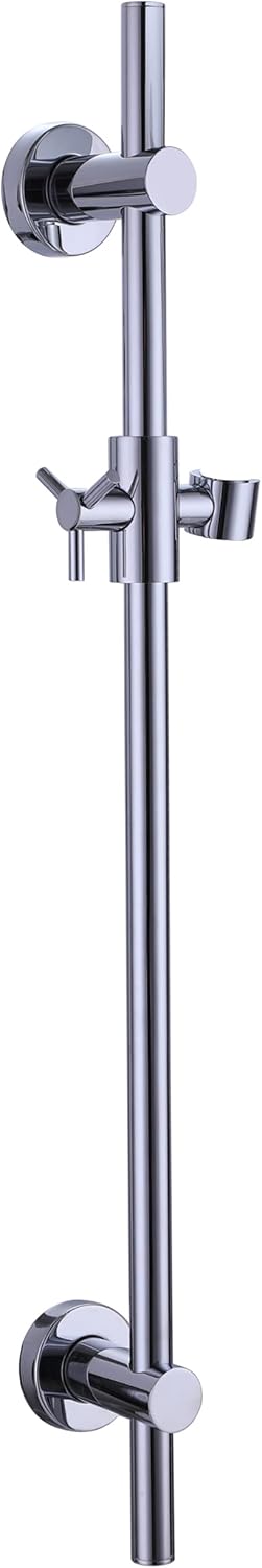 Chrome 27.5 Inch Shower Slide Bar for Hand Held Shower Heads U549