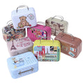 Metal Mini Suitcase Dollhouse Decoration A25540
