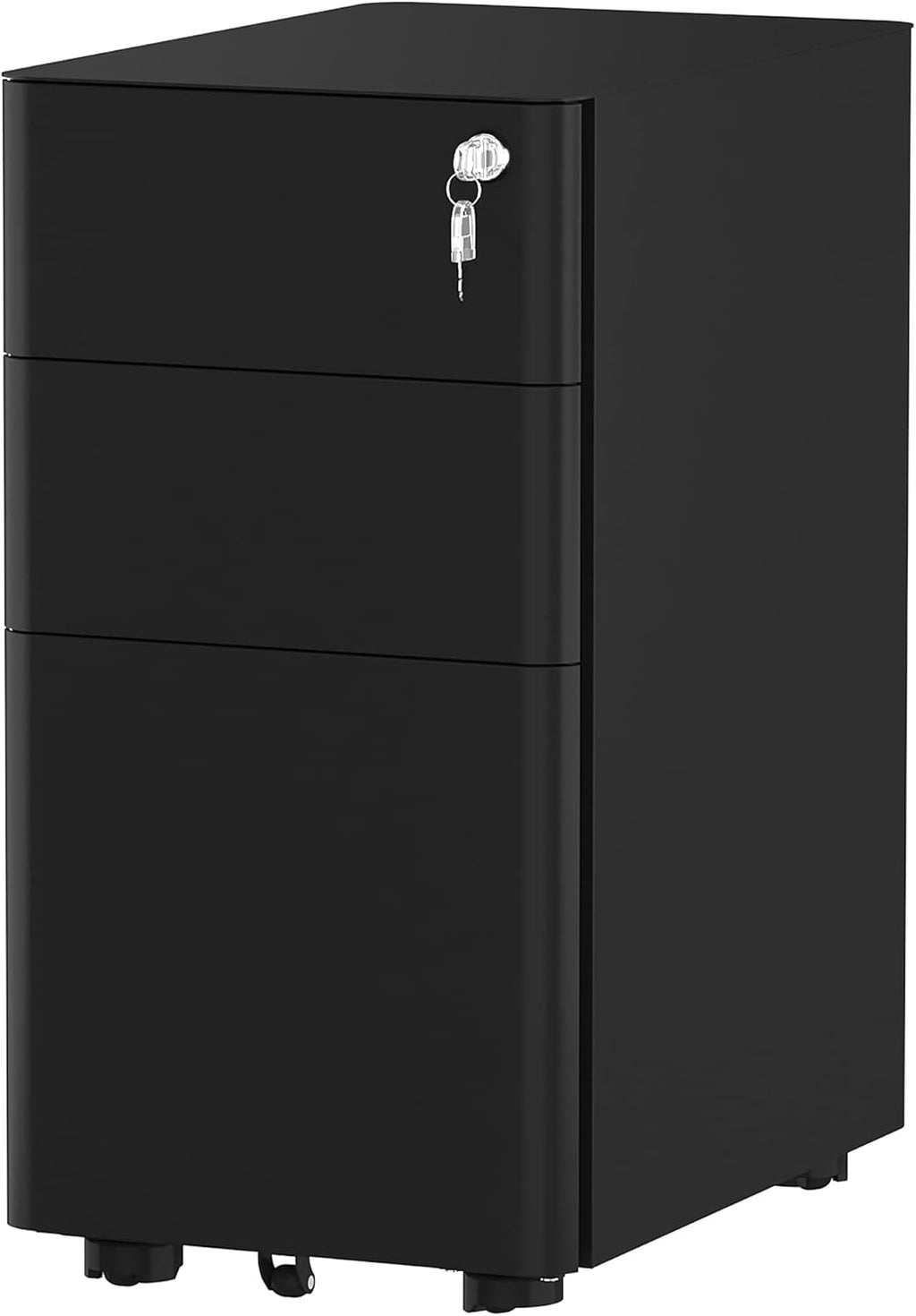 White 3-Drawer Metal Filing Cabinet R3310