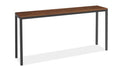 Walnut Console Table with Graphite Base G6396