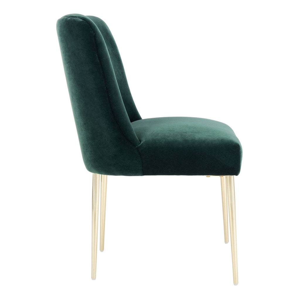 Hunter Green Velvet Dining Chair A47903
