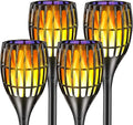 Solar Torch Lights with Flickering Flames P3001