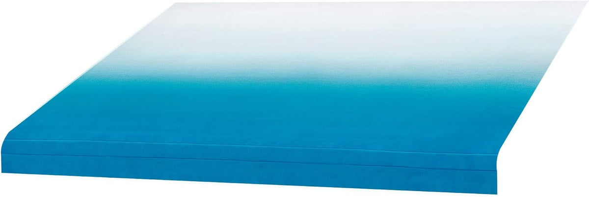 RV Awning Fabric Replacement, 8' Length, Premium Vinyl, Ocean Blue Fade M853