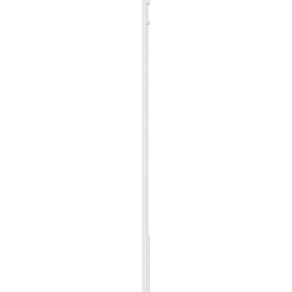 Flat Panel PVC Pilaster with Decorative Capital & Base (Pair) U8455