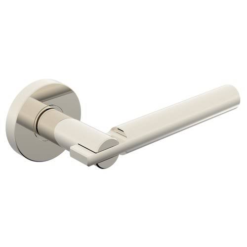 Satin Brass and Brown Left Handed Lever Only T511743