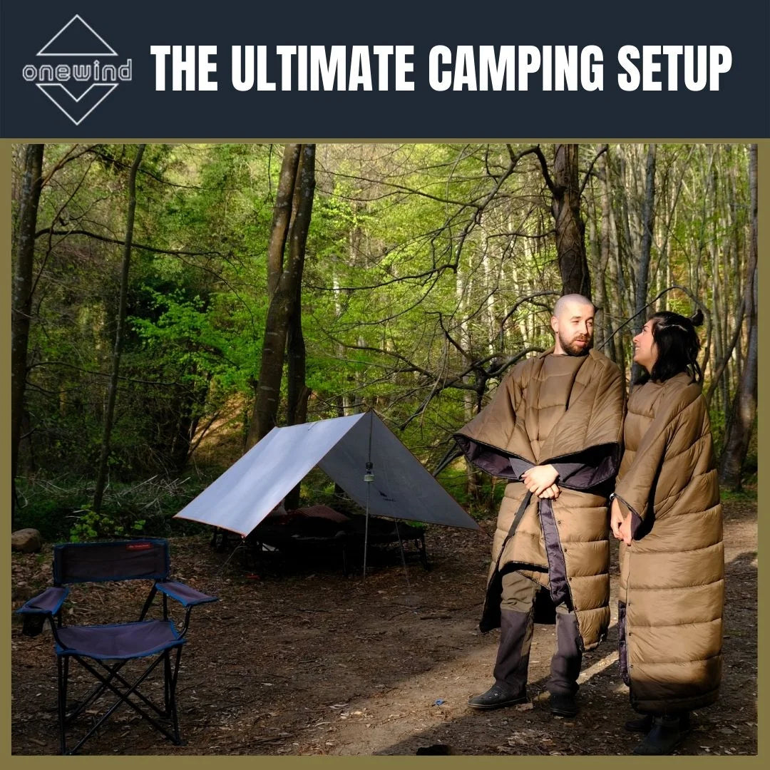 OD Green Portable Sleeping Bag Hammock Top Quilt W961