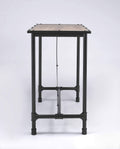 Oak and Black Bar Table T501108