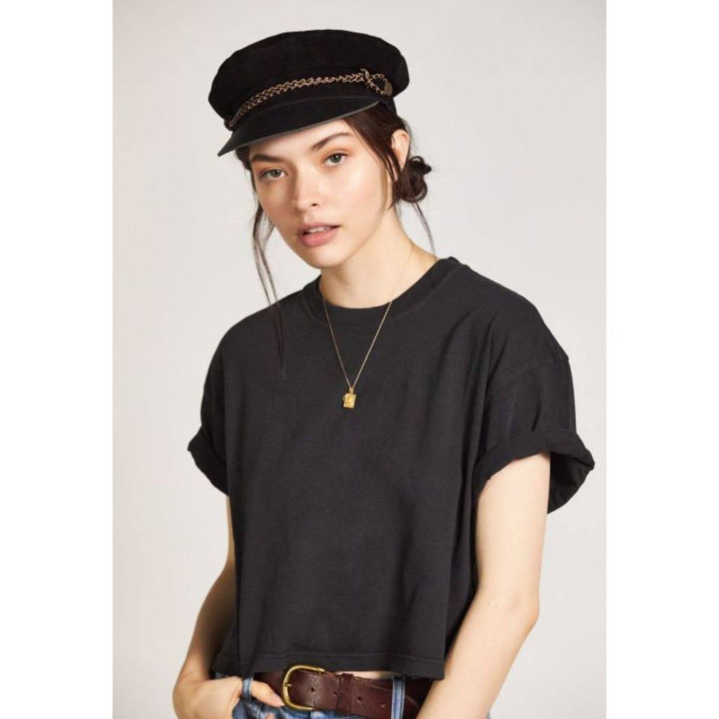 Black Kayla Cap Y8501