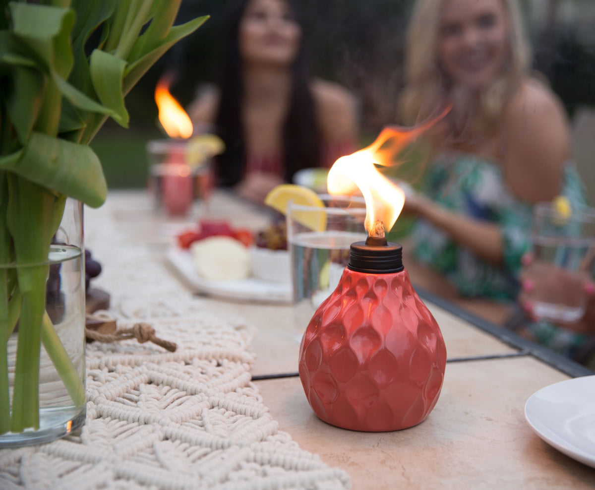 3-Pk Marine Glass Table Torch R230