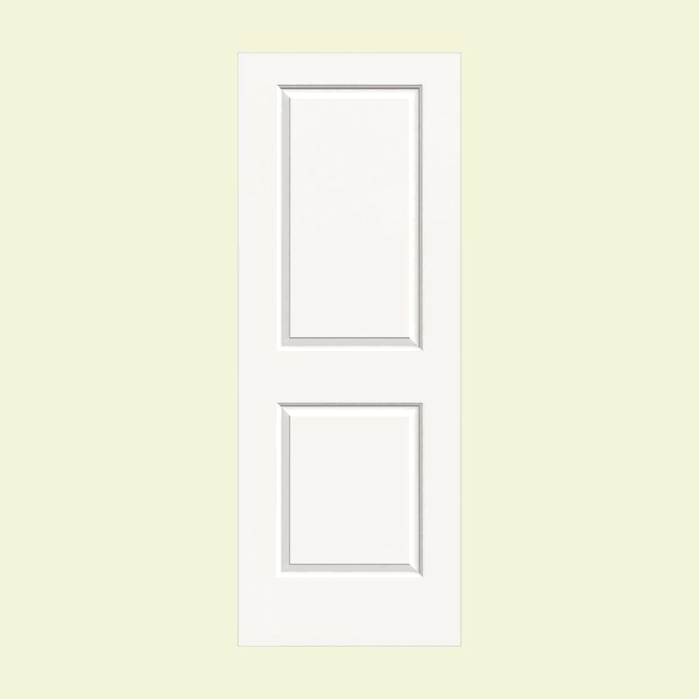 24 in. x 80 in. White Molded Composite MDF Interior Door Slab I283329