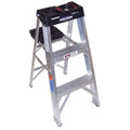 3 ft Aluminum Stepladder, 300 lb Capacity A80761