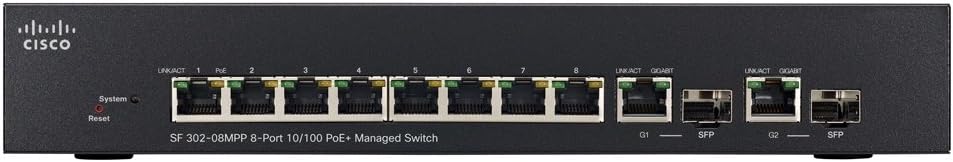 8 Ports Managed Desktop Rack-Mountable Switch U772