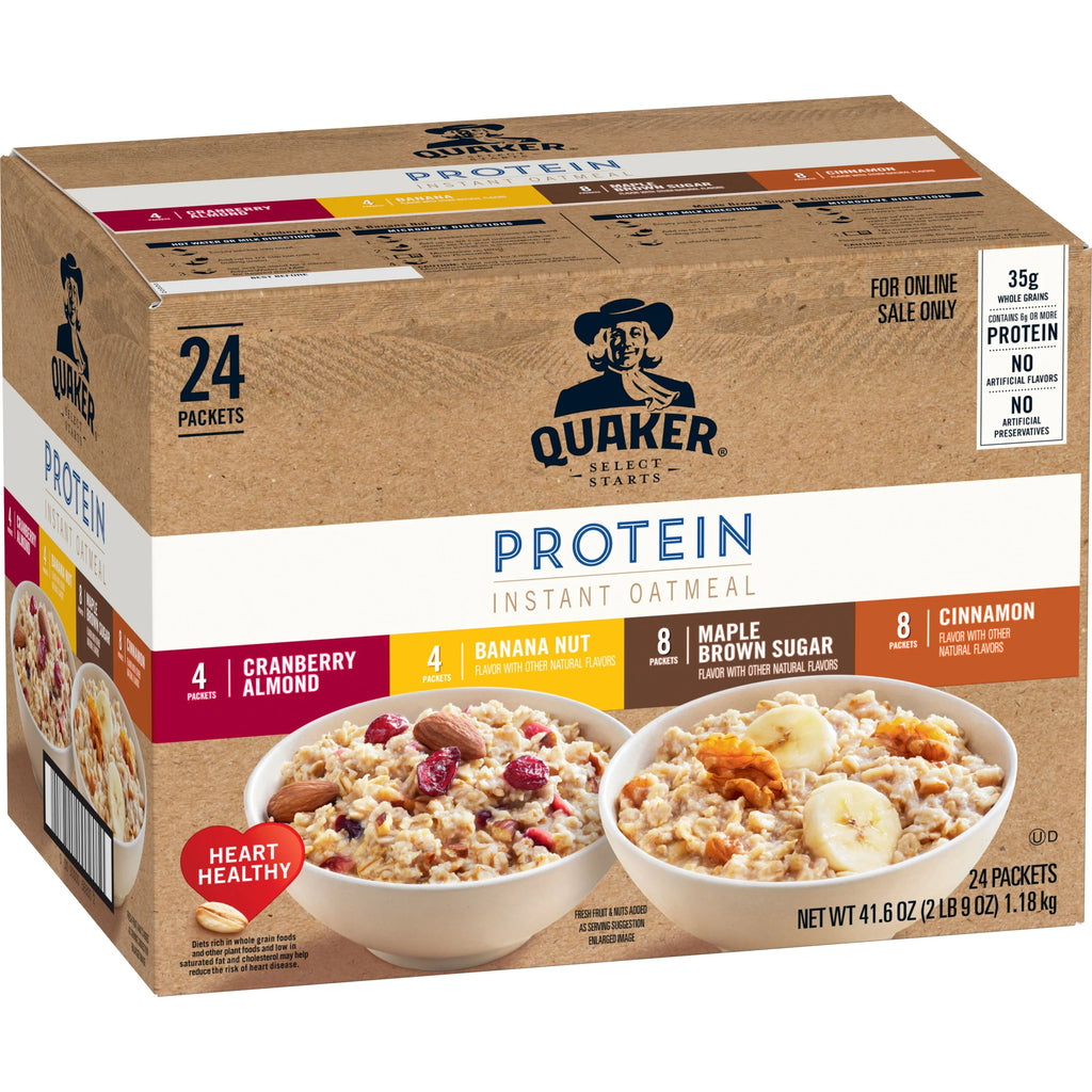 Protein Variety Pack Instant Oatmeal, 24 Packets O67115