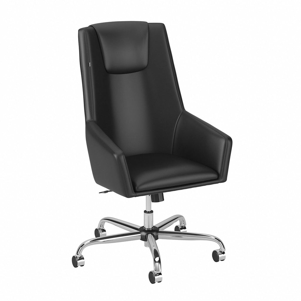 High Back Leather Box Chair I500523