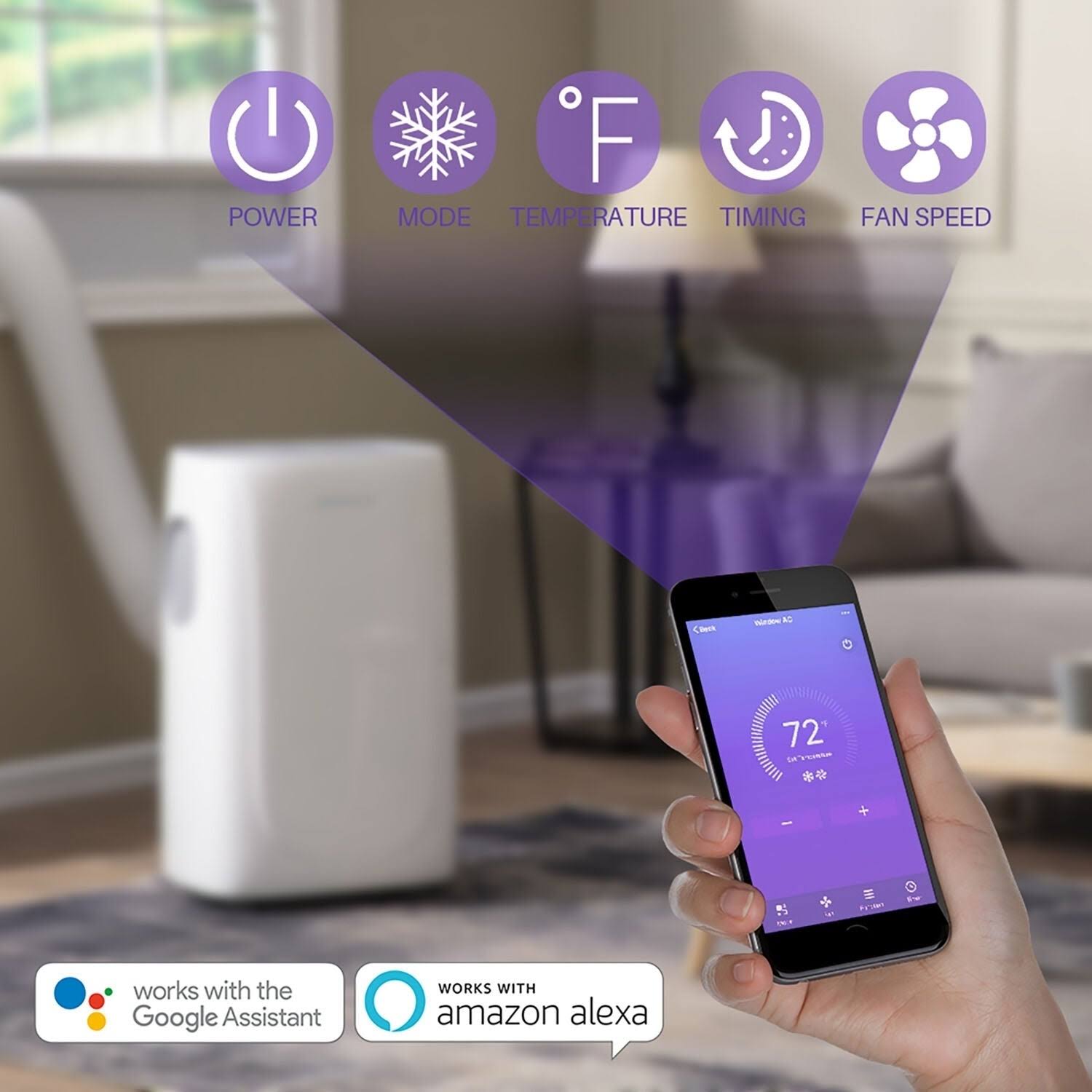 Smart Portable Air Conditioner with Remote E33511