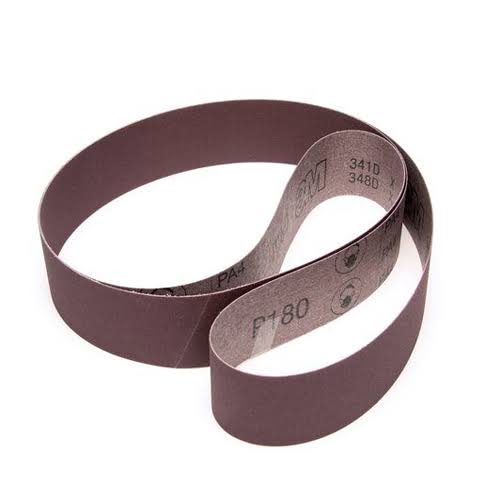 3M Cloth Belt 341D, P320 X-weight, 1 in x 132 in, Film-lok, Single-Flex Y52698