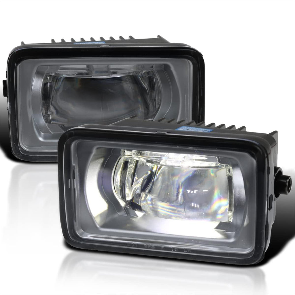Smoke Lens LED Fog Lights Compatible with Ford F250 F350 Super Duty 2017-2018 Pair T4531
