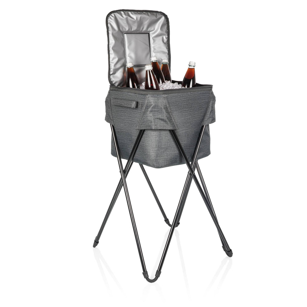 Gray Camping Party Cooler with Stand O8703