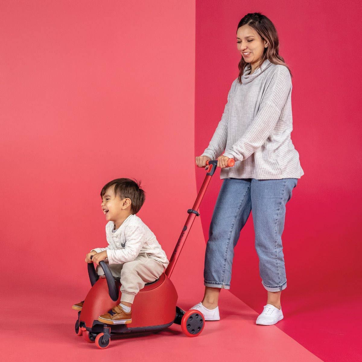 Red 5-in-1 Kids Scooter A11498