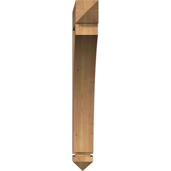 4x22W x 28x22D x 32x22H Rough Sawn Western Red Cedar Bracket H296336