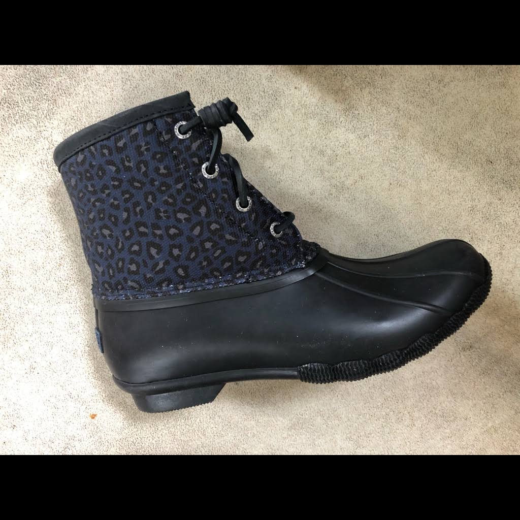 Navy/Cheetah 7.5 M (B) Boots L940