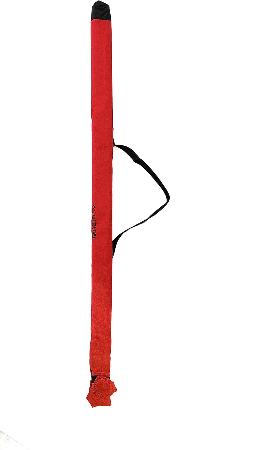 9 FT Dual Sided Aluminum Grade Rod with Carrying Case Pack of 2 Q8183