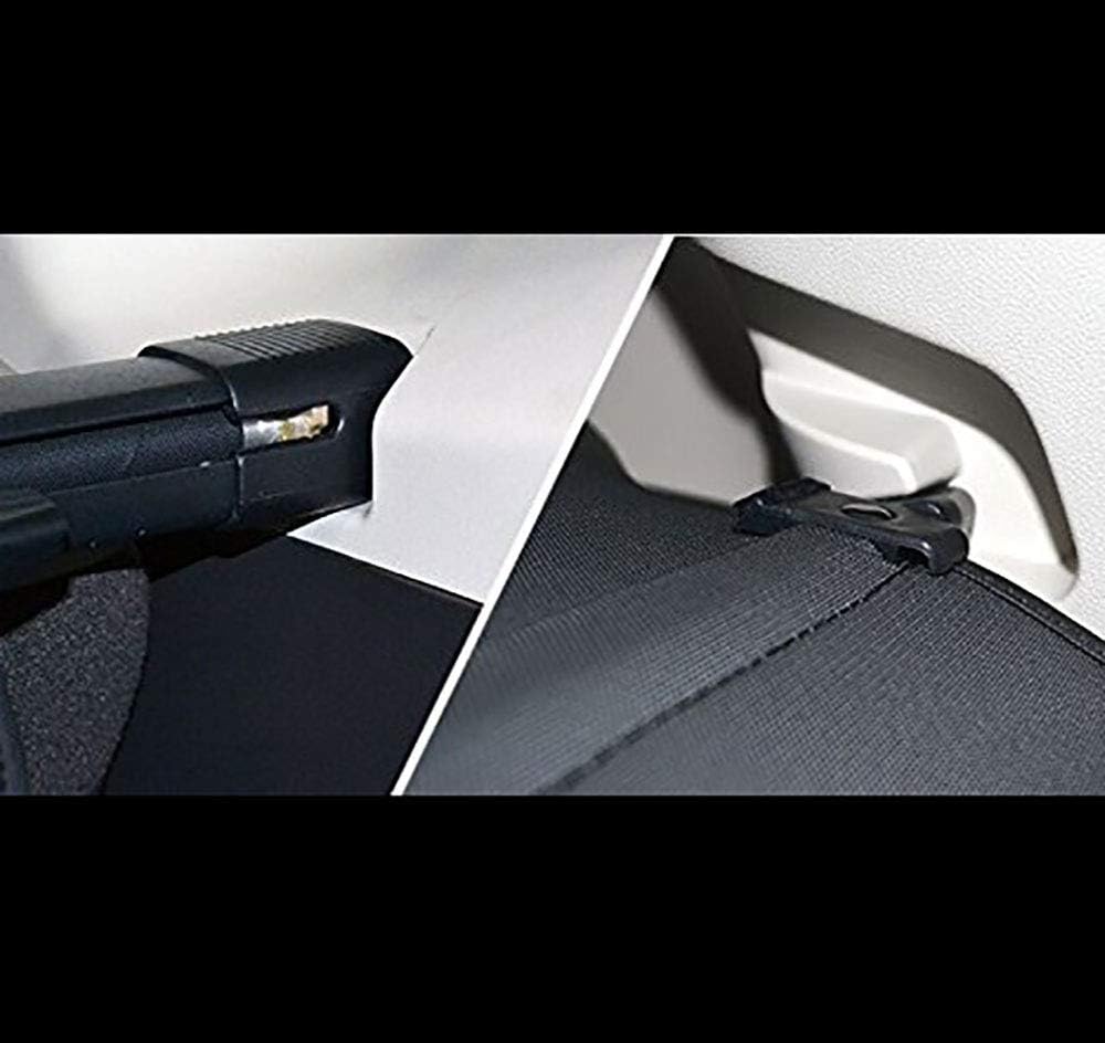 Black Retractable Cargo Cover Q603