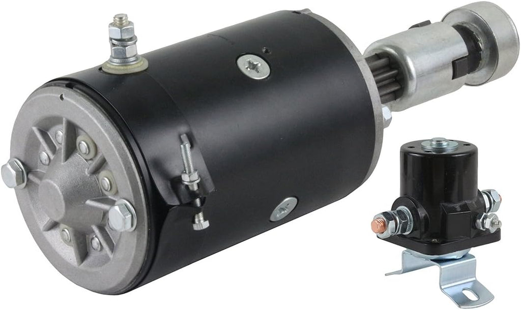 6V Starter And Drive With Solenoid S476