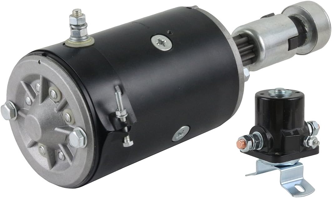 6V Starter And Drive With Solenoid S476