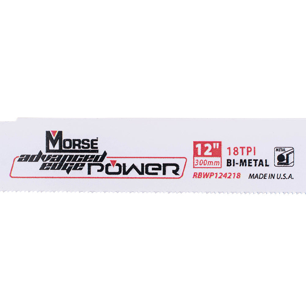 12" X 1" .042" 18 TPI 25 Pack Cobalt Reciprocating Saw Blade C6179
