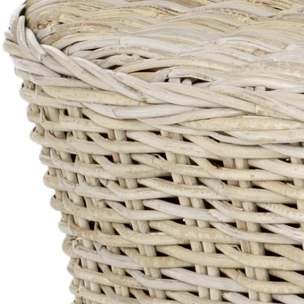White Cocktail Ottoman X784