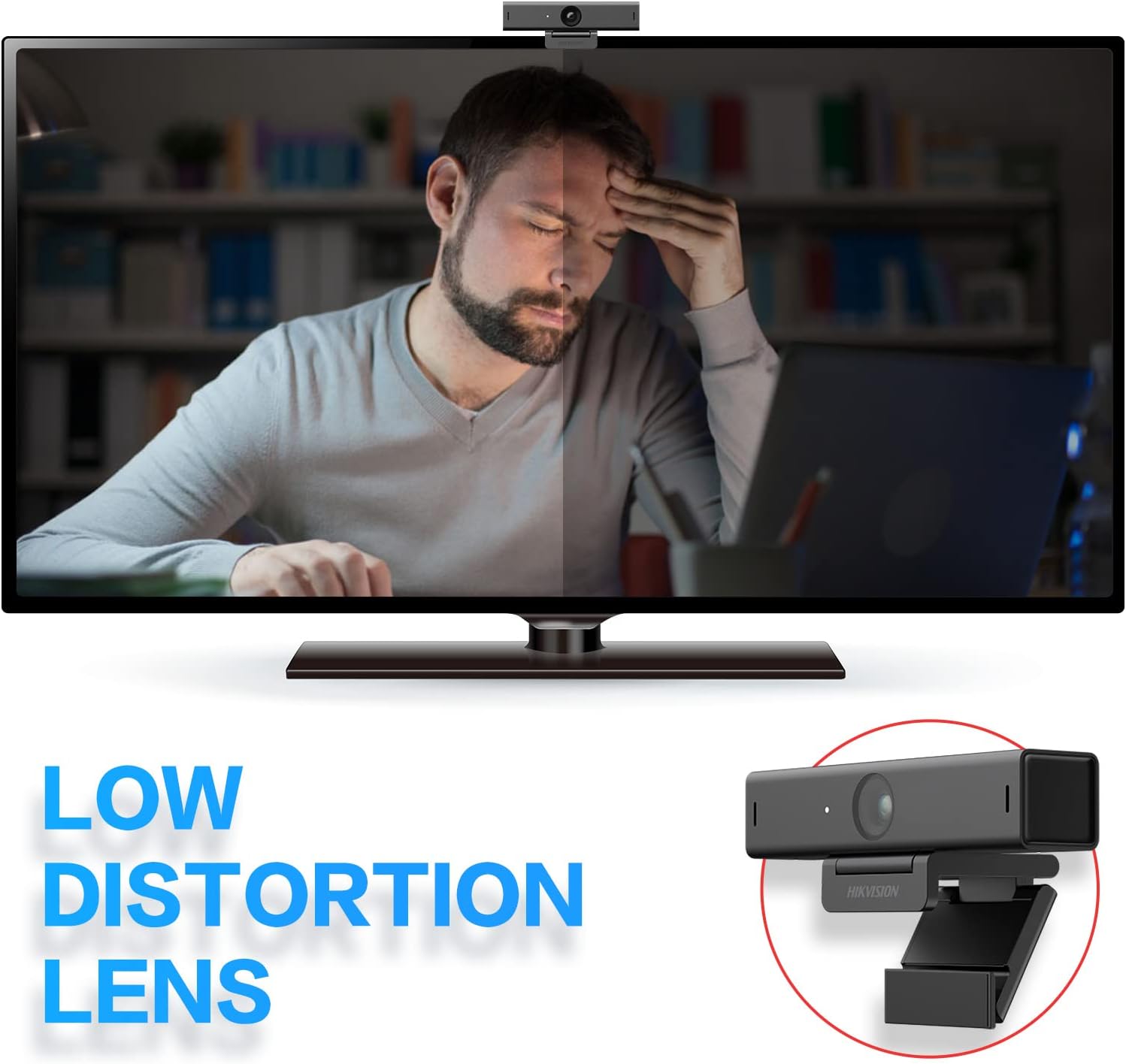 4K HD Webcam with Microphone, 30fps Autofocus I8956