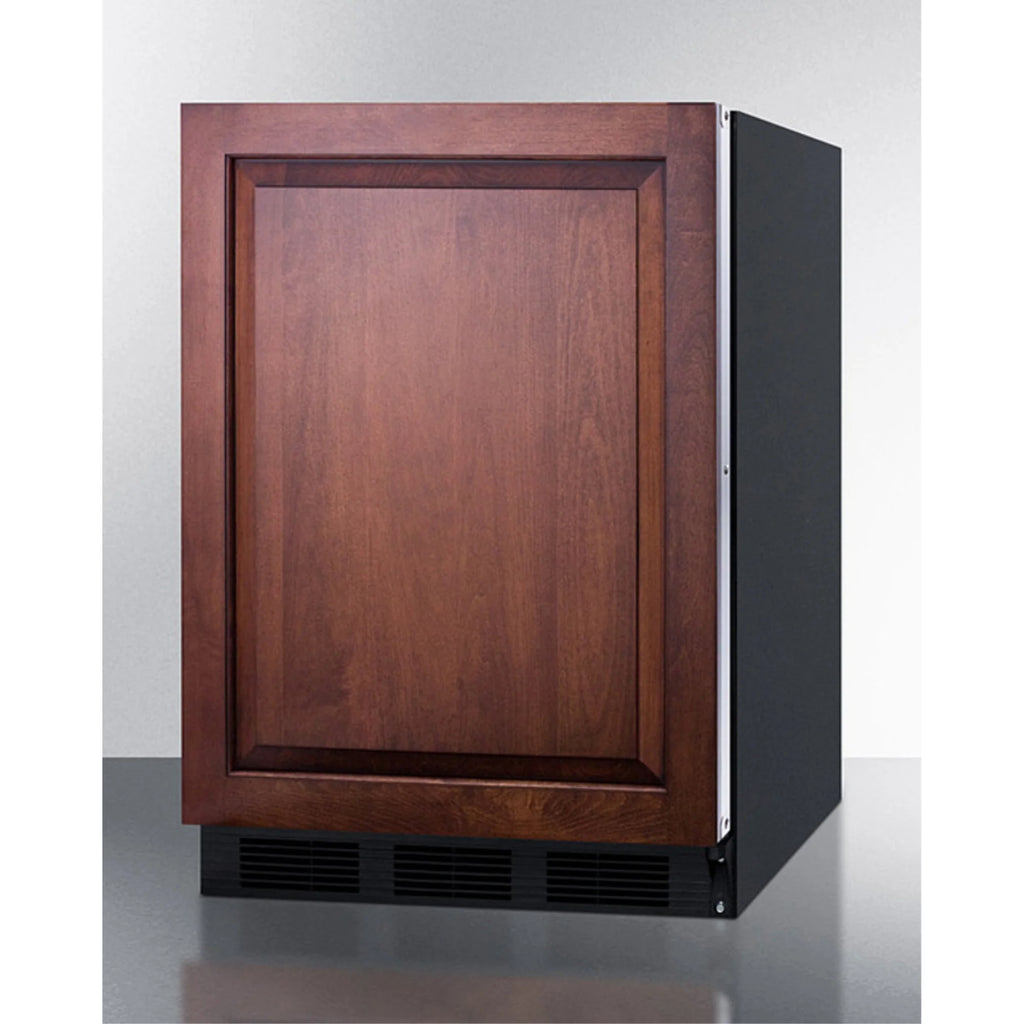 ADA compliant built-in undercounter all-refrigerator with auto defrost and black cabinet C1559