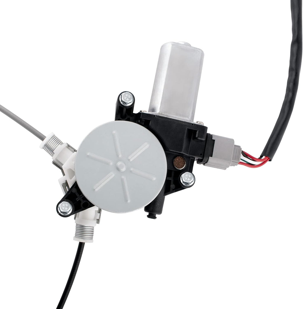 Front Left Driver Side Power Window Regulator with Motor for 2001-2005 Honda Civic 2 Door Coupe, Pack of 2 Z12530