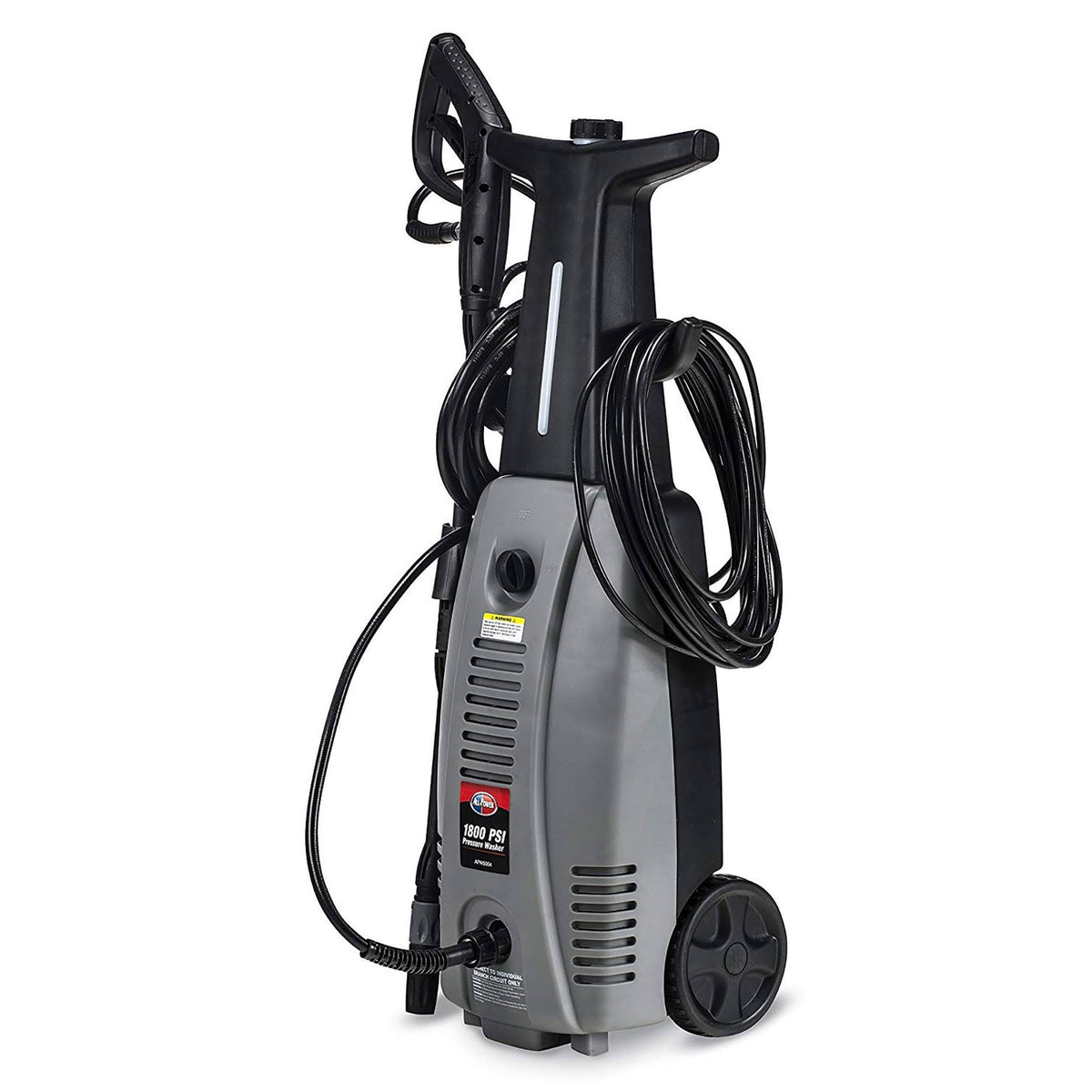 1800 PSI 1.6 GPM Electric Pressure Washer with Hose Reel B21619
