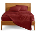 Rosewood 4 Piece Ultra-Soft Microfiber Full Bed Sheets A9526