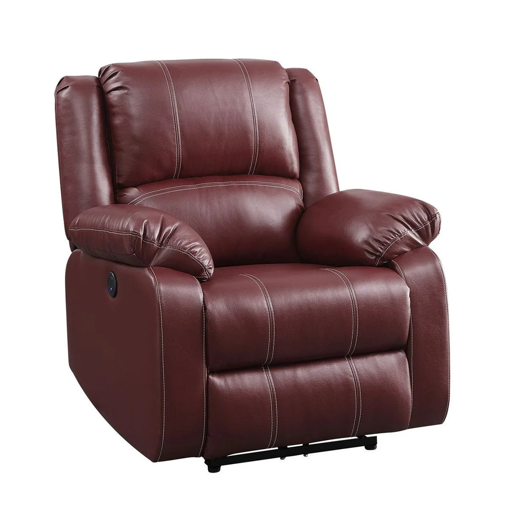 Red Pu Power Recliner I571548