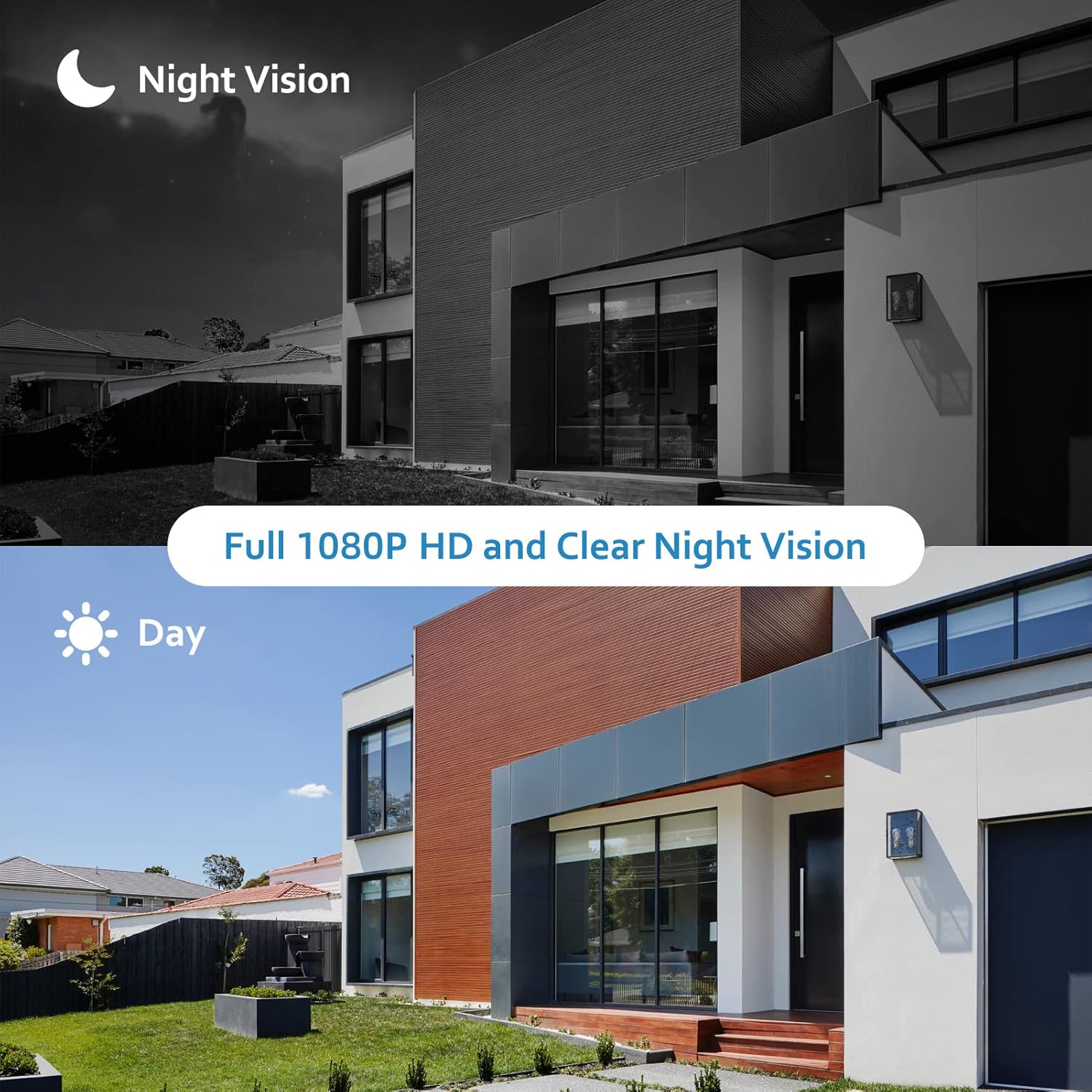 Wireless Outdoor Security Camera with Night Vision N22289