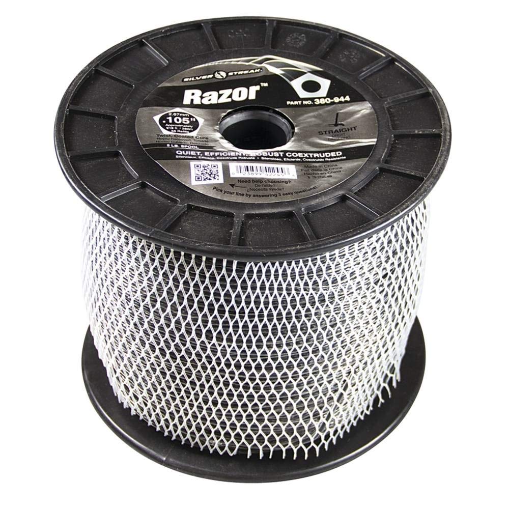 Silver Streak Razor Trimmer Line .105 5 lb. Spool, 1 Pack of 2 J3693