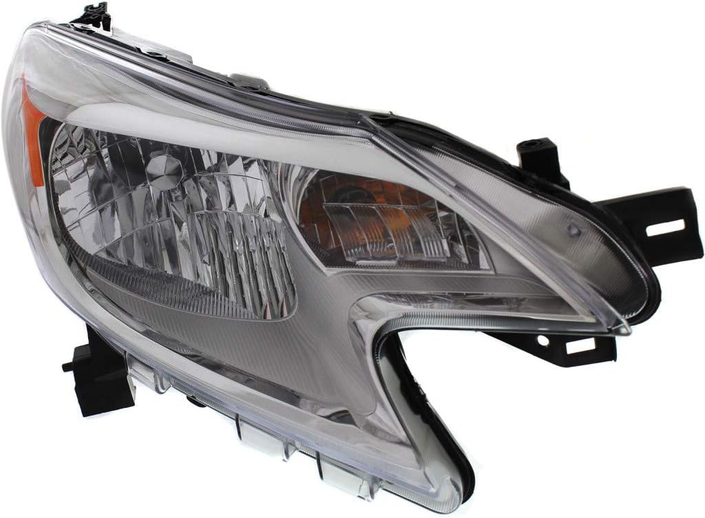 Headlight Assembly for Nissan Versa Note 2014-2016 Passenger Side Halogen O89854