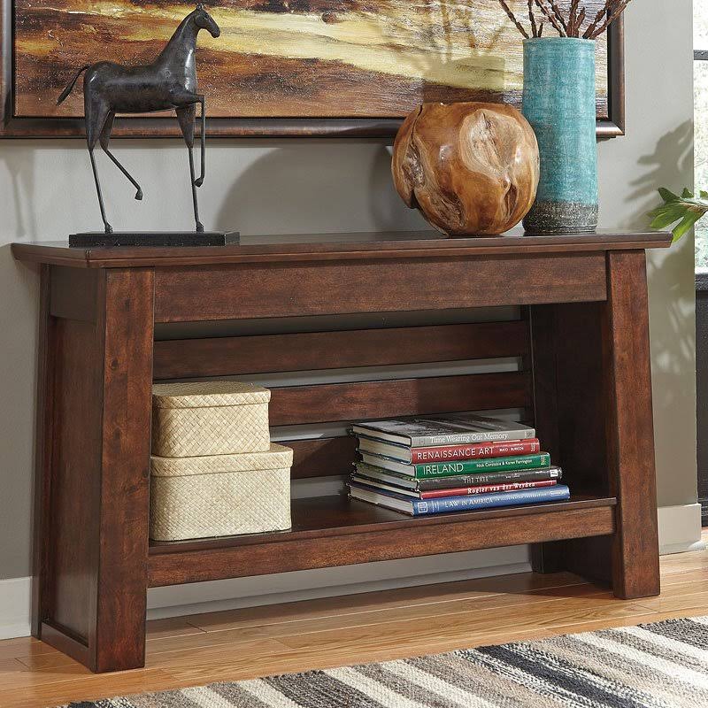 Reddish Brown Sofa Table R6918