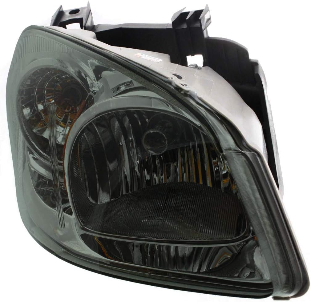 Smoke Passenger Side Headlight with Bracket N2657