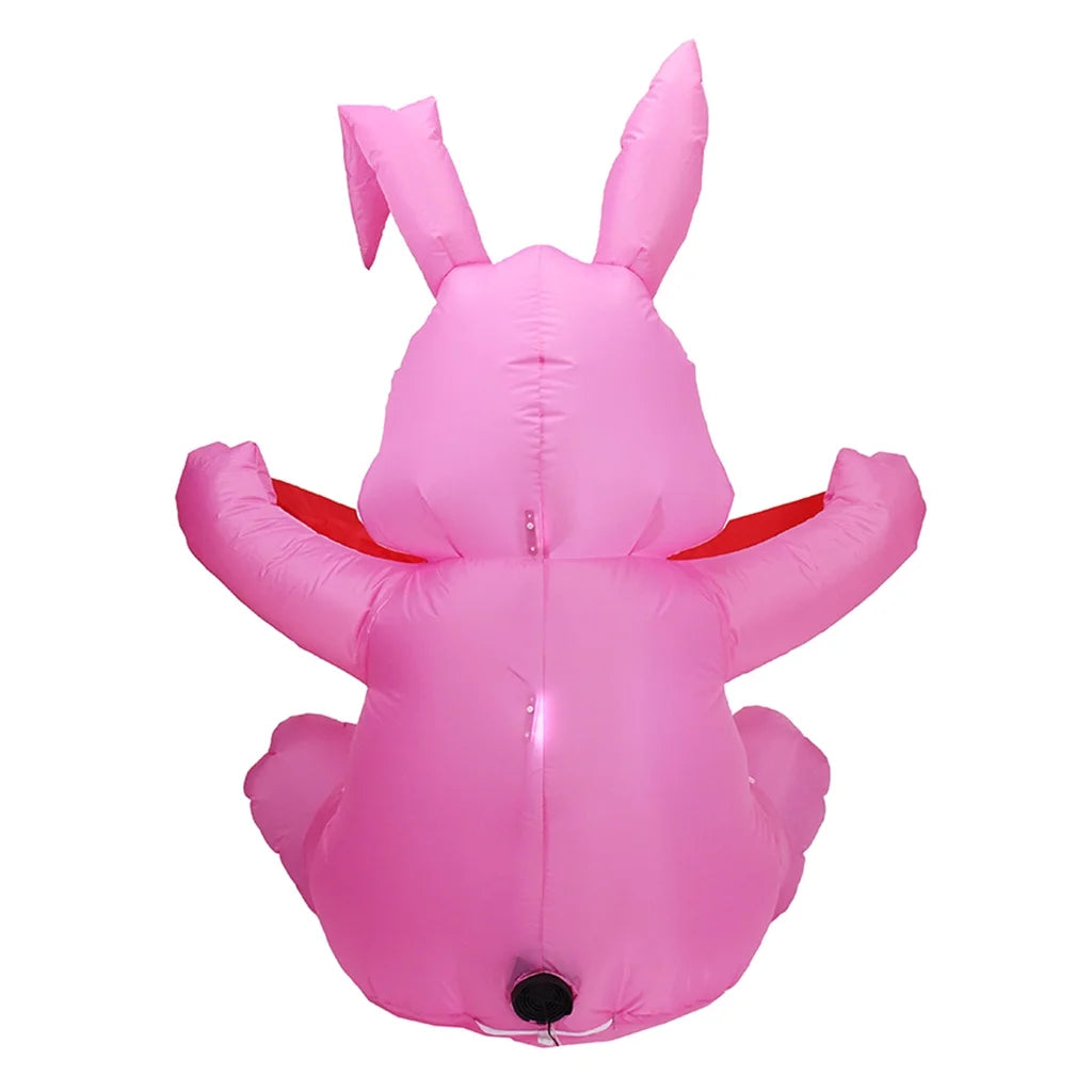 Inflatable LED Night Light Easter Bunny Decorations T7954