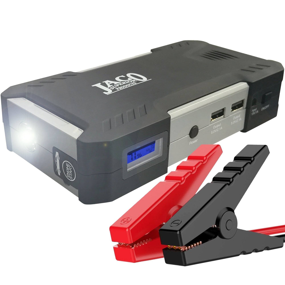 600A/16500mAh Car Battery Jump Starter Power Bank U1006